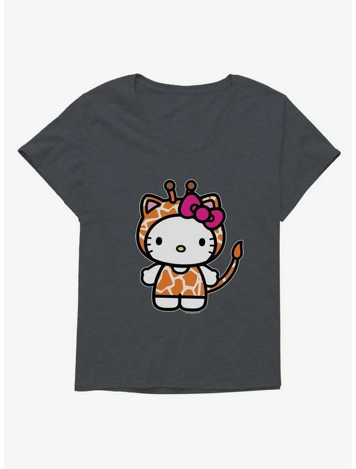 Budget ๐ฅ Hello Kitty Jungle Paradise Giaraffe ๐ง Girls T-Shirt Plus Size ๐ 6 Budget ๐ฅ Hello Kitty Jungle Paradise Giaraffe ๐ง Girls T-Shirt Plus Size ๐ - Image 4