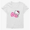 Flash Sale 💯 Hello Kitty Jungle Paradise Bow 👧 Girls T-Shirt Plus Size 👍