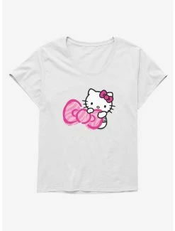 Flash Sale 💯 Hello Kitty Jungle Paradise Bow 👧 Girls T-Shirt Plus Size 👍