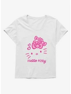 Coupon ⌛ Hello Kitty Jungle Paradise Pink Logo 👧 Girls T-Shirt Plus Size 👍 -Cheap Sanrio Store 17392447 hi