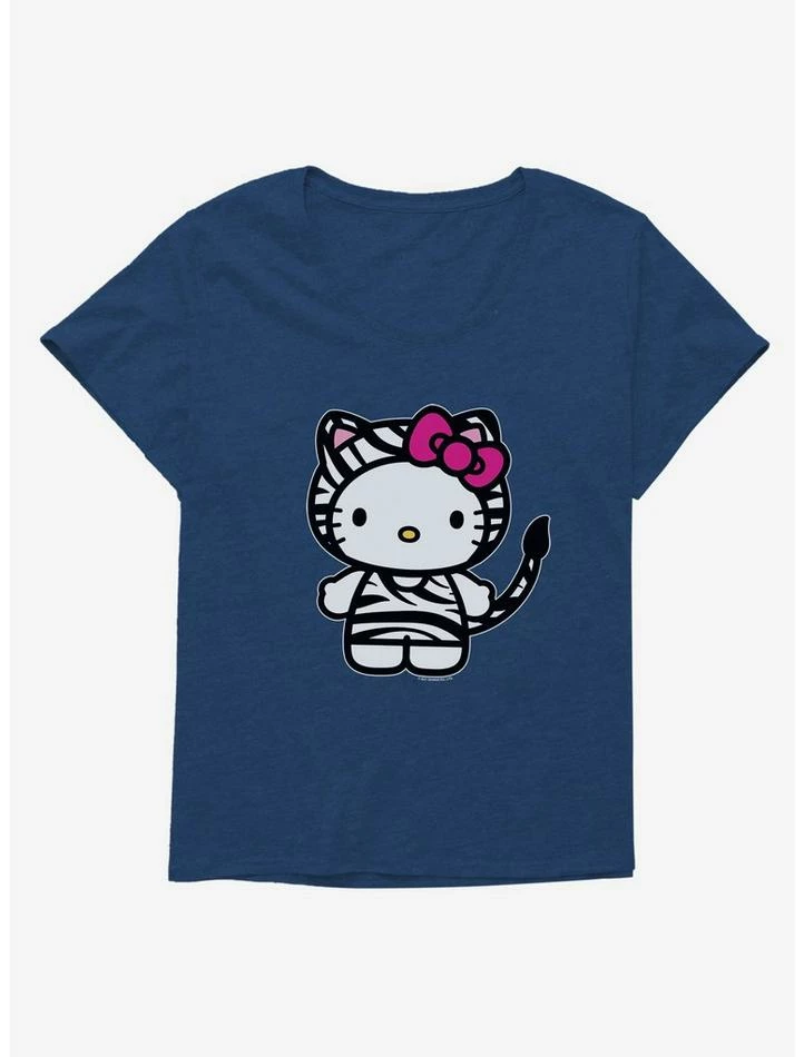 Flash Sale โ Hello Kitty Jungle Paradise Zebra Print ๐ง Girls T-Shirt Plus Size ๐ 4 Flash Sale โ Hello Kitty Jungle Paradise Zebra Print ๐ง Girls T-Shirt Plus Size ๐ - Image 2