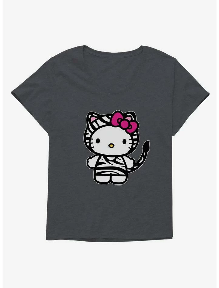 Flash Sale โ Hello Kitty Jungle Paradise Zebra Print ๐ง Girls T-Shirt Plus Size ๐ 6 Flash Sale โ Hello Kitty Jungle Paradise Zebra Print ๐ง Girls T-Shirt Plus Size ๐ - Image 4