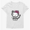 Flash Sale ⌛ Hello Kitty Jungle Paradise Zebra Print 👧 Girls T-Shirt Plus Size 🛒 -Cheap Sanrio Store 17392627 hi
