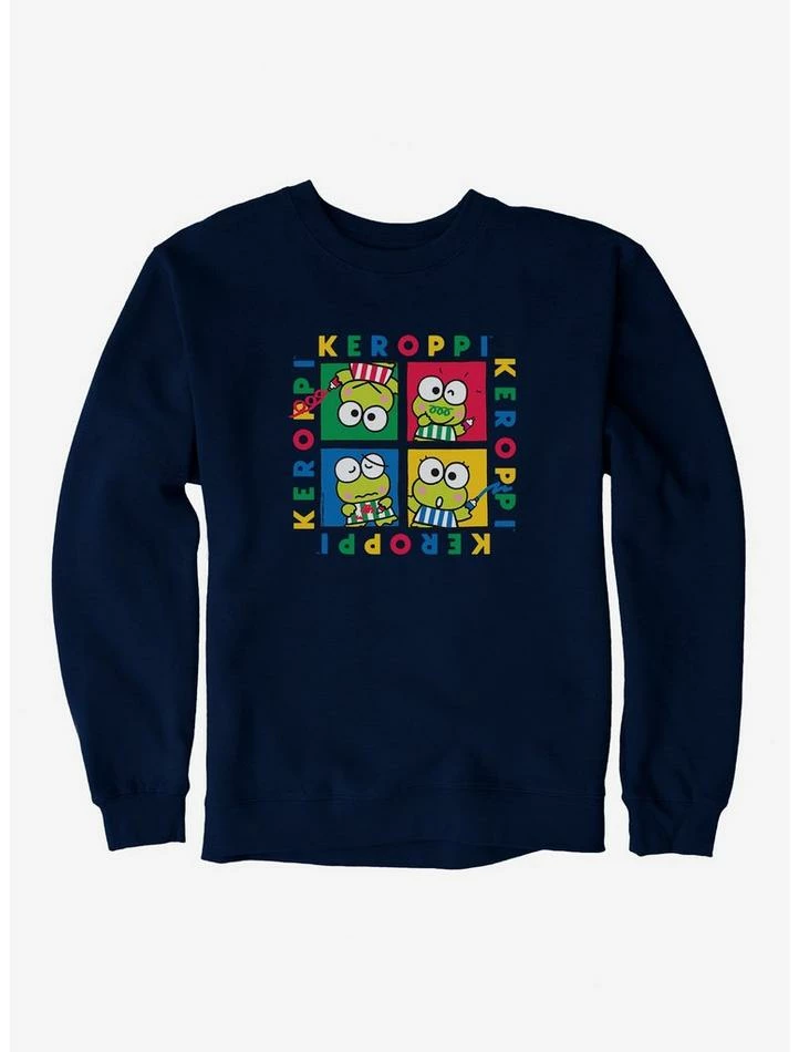 Hot Sale ❤️ Keroppi Four Square Sweatshirt ⌛ 7 Hot Sale ❤️ Keroppi Four Square Sweatshirt ⌛ - Image 5