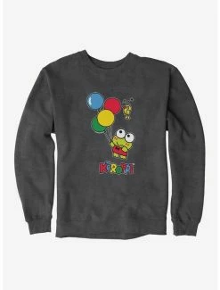 Best Sale ⭐ Keroppi Up and Up Sweatshirt 👍 -Cheap Sanrio Store 17393198 hi