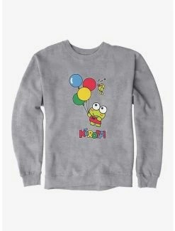 Best Sale ⭐ Keroppi Up and Up Sweatshirt 👍 -Cheap Sanrio Store 17393205 hi