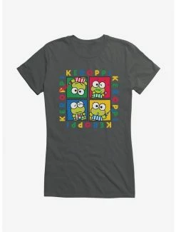 Promo 👍 Keroppi Four Square 👧 Girls T-Shirt 😉 -Cheap Sanrio Store 17403057 hi