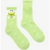 Outlet ✔️ Keroppi 3D Plush Crew 🧦 Socks 😍 -Cheap Sanrio Store 17438591 hi