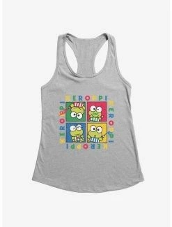 Promo 🧨 Keroppi Four Square 👧 Girls Tank 🌟 -Cheap Sanrio Store 17449276 hi 1