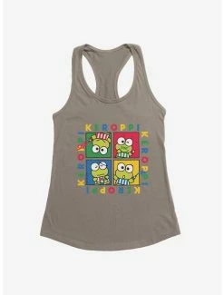 Promo 🧨 Keroppi Four Square 👧 Girls Tank 🌟 -Cheap Sanrio Store 17449297 hi