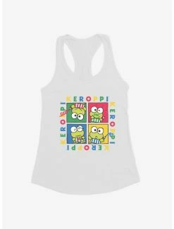 Promo 🧨 Keroppi Four Square 👧 Girls Tank 🌟 -Cheap Sanrio Store 17449304 hi