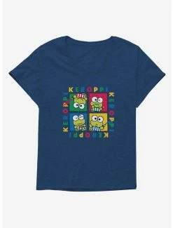 Buy 👏 Keroppi Four Square 👧 Girls T-Shirt Plus Size 🛒