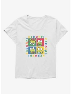 Buy 👏 Keroppi Four Square 👧 Girls T-Shirt Plus Size 🛒 -Cheap Sanrio Store 17449390 hi