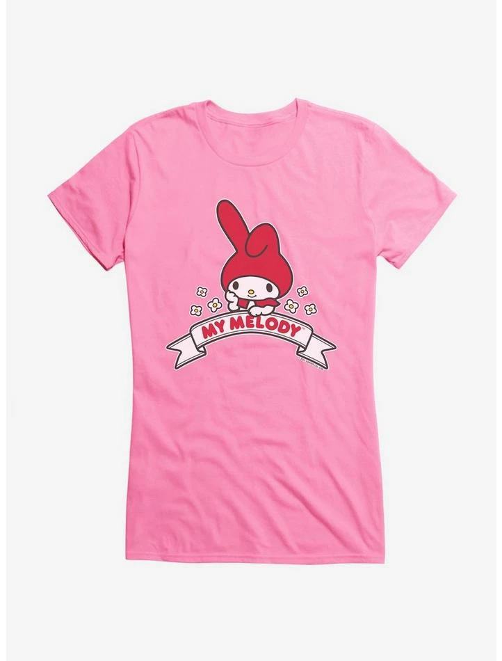 Outlet 🎁 My Melody Logo 👧 Girls T-Shirt 👏 6 Outlet 🎁 My Melody Logo 👧 Girls T-Shirt 👏 - Image 4