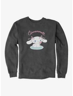 Outlet 🌟 Cinnamoroll Logo Sweatshirt ⌛ -Cheap Sanrio Store 17527031 hi 1
