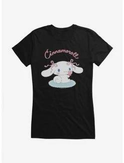 Discount ✔️ Cinnamoroll Logo 👧 Girls T-Shirt 😉 -Cheap Sanrio Store 17527742 hi