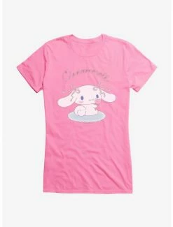 Discount ✔️ Cinnamoroll Logo 👧 Girls T-Shirt 😉 -Cheap Sanrio Store 17527756 hi