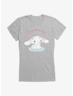 Discount ✔️ Cinnamoroll Logo 👧 Girls T-Shirt 😉 -Cheap Sanrio Store 17527763 hi