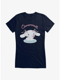 Discount ✔️ Cinnamoroll Logo 👧 Girls T-Shirt 😉 -Cheap Sanrio Store 17527770 hi
