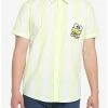 Budget ⭐ Keroppi Stripe Woven Button-Up 👏 -Cheap Sanrio Store 17592355 hi