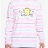 Promo ✨ Cinnamoroll Pompompurin Pochacco Stripe Long-Sleeve T-Shirt 🥰 -Cheap Sanrio Store 17592365 hi