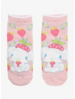 Top 10 😉 Cinnamoroll Strawberry Ruffle No-Show 🧦 Socks 🎉