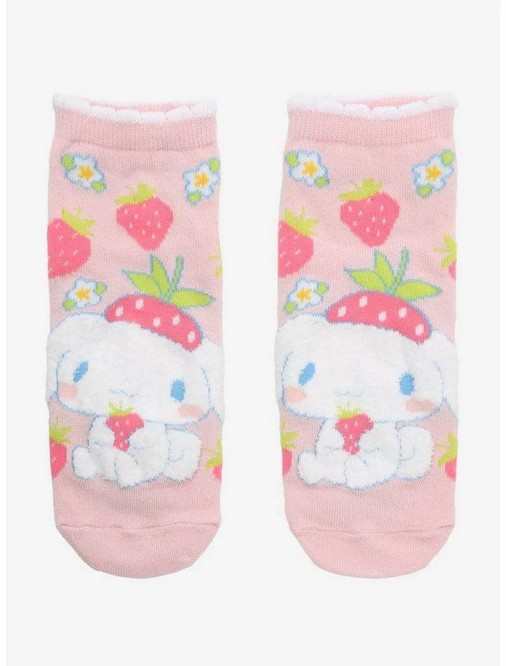Top 10 😉 Cinnamoroll Strawberry Ruffle No-Show 🧦 Socks 🎉 3 Top 10 😉 Cinnamoroll Strawberry Ruffle No-Show 🧦 Socks 🎉