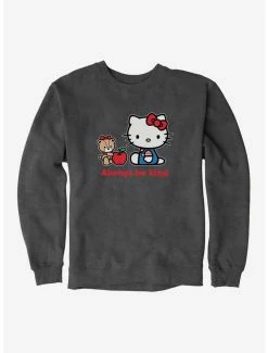 Cheapest 🥰 Hello Kitty Be Kind Sweatshirt 🌟 -Cheap Sanrio Store 17662367 hi
