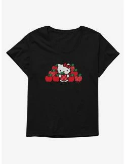 Budget 🌟 Hello Kitty Apples 👧 Girls T-Shirt Plus Size 🎉