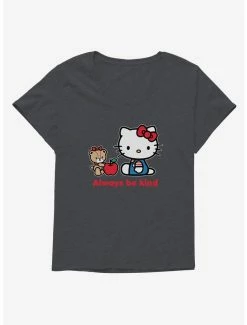 Promo 🧨 Hello Kitty Be Kind 👧 Girls T-Shirt Plus Size ❤️
