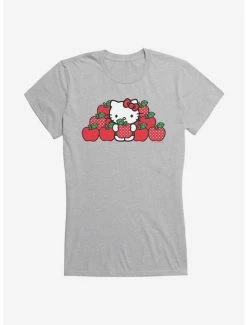 Cheap 🧨 Hello Kitty Apples 👧 Girls T-Shirt 🎉