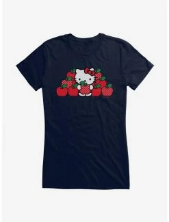 Cheap 🧨 Hello Kitty Apples 👧 Girls T-Shirt 🎉 -Cheap Sanrio Store 17689831 hi