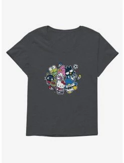 Best deal 🎉 Hello Kitty Sporty Friends 👧 Girls T-Shirt Plus Size ❤️ -Cheap Sanrio Store 17707704 hi