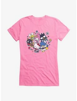 Hot Sale 🛒 Hello Kitty Sporty Friends 👧 Girls T-Shirt ✨