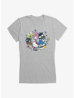 Hot Sale 🛒 Hello Kitty Sporty Friends 👧 Girls T-Shirt ✨ -Cheap Sanrio Store 17707786 hi