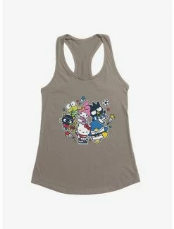 Coupon 😉 Hello Kitty Sporty Friends 👧 Girls Tank ✨ -Cheap Sanrio Store 17707892 hi