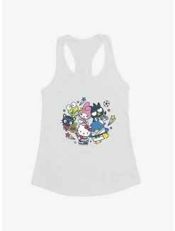 Coupon 😉 Hello Kitty Sporty Friends 👧 Girls Tank ✨ -Cheap Sanrio Store 17707899 hi