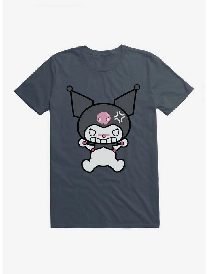 Discount ❤️ Kuromi Angry Grin T-Shirt 🥰 3 Discount ❤️ Kuromi Angry Grin T-Shirt 🥰