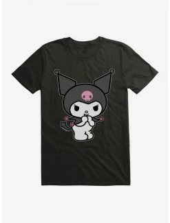 Cheap 💯 Kuromi Evil Giggle T-Shirt 😀 -Cheap Sanrio Store 17793490 hi