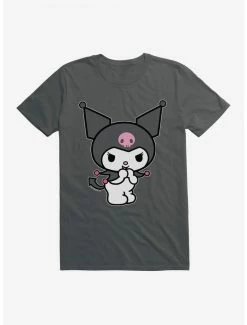 Cheap 💯 Kuromi Evil Giggle T-Shirt 😀 -Cheap Sanrio Store 17793499 hi