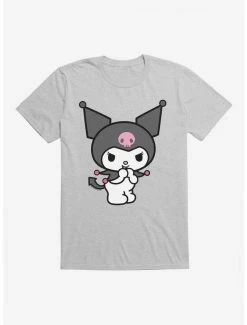 Cheap 💯 Kuromi Evil Giggle T-Shirt 😀 -Cheap Sanrio Store 17793517 hi