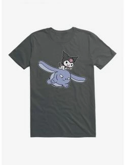 Coupon ⭐ Kuromi Flying Baku T-Shirt 🎉 -Cheap Sanrio Store 17793661 hi