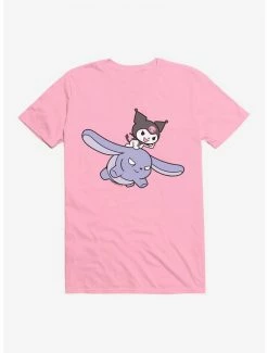 Coupon ⭐ Kuromi Flying Baku T-Shirt 🎉 -Cheap Sanrio Store 17793670 hi 1