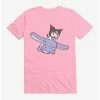 Coupon ⭐ Kuromi Flying Baku T-Shirt 🎉 -Cheap Sanrio Store 17793670 hi