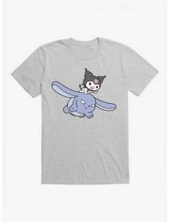 Coupon ⭐ Kuromi Flying Baku T-Shirt 🎉 -Cheap Sanrio Store 17793679 hi