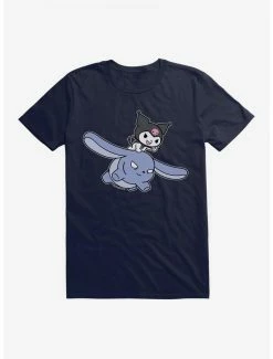 Coupon ⭐ Kuromi Flying Baku T-Shirt 🎉 -Cheap Sanrio Store 17793706 hi