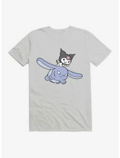 Coupon ⭐ Kuromi Flying Baku T-Shirt 🎉 -Cheap Sanrio Store 17793715 hi
