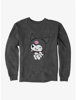 Wholesale ✔️ Kuromi Flirty Wink Sweatshirt 😉 -Cheap Sanrio Store 17794186 hi