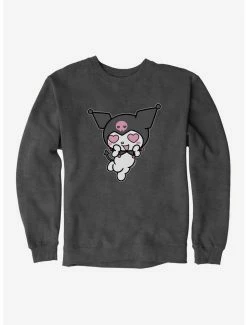 Discount ⌛ Kuromi Heart Eyes Sweatshirt 🔔