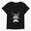 Best deal 🧨 Kuromi Angry Grin 👧 Girls T-Shirt Plus Size ⌛ -Cheap Sanrio Store 17794389 hi